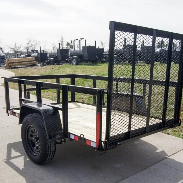 5×8 Straight Deck Utility Trailer with 2ft Side Rails 3500lb Axle - Image 5