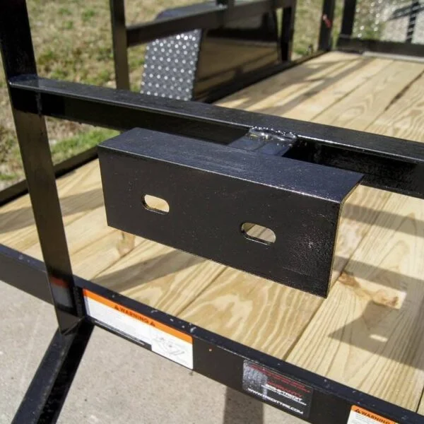 5×8 Straight Deck Utility Trailer with 2ft Side Rails 3500lb Axle - Image 3