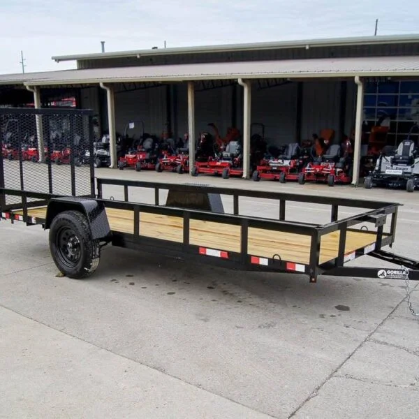 5×14 Straight Deck Utility Trailer Tall Gate 3,500lb Axle - Image 3