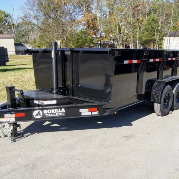 7×14 Gorilla Telescopic IBeam Dump Trailer with 3ft Sides (2) 7K Axles - Image 8