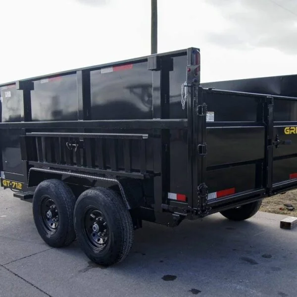 7×12 Hydraulic Dump Trailer with 3ft Sides (2) 6K Axles - Image 6