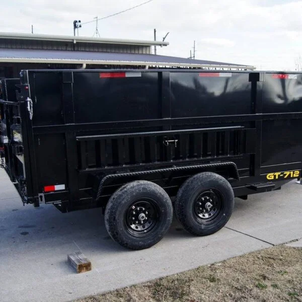 7×12 Hydraulic Dump Trailer with 3ft Sides (2) 6K Axles - Image 5