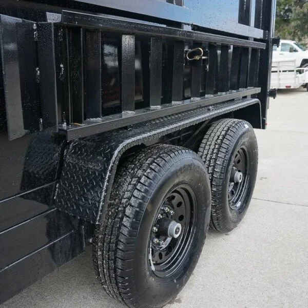 7×12 Hydraulic Dump Trailer with 4ft Sides (2) 7K Axles - Image 2