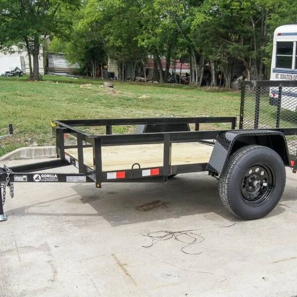 5×8 Powder Coated Dovetail Utility Trailer Single 3,500lb Axle - Image 5