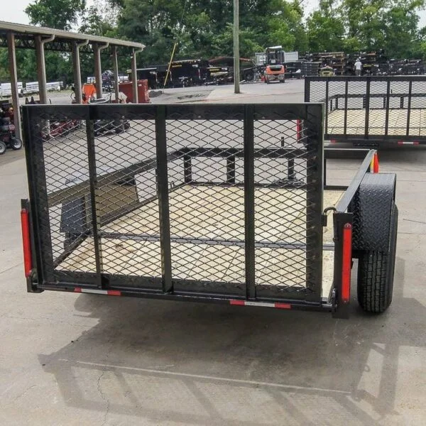 5×8 Powder Coated Dovetail Utility Trailer Single 3,500lb Axle - Image 3