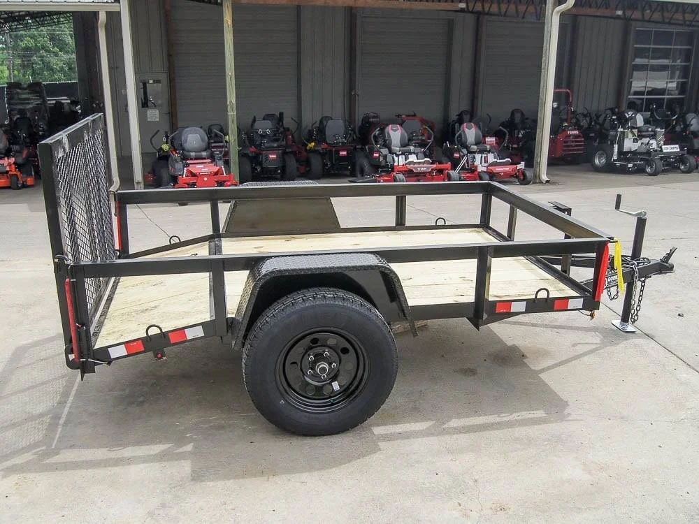 5×8 Powder Coated Dovetail Utility Trailer Single 3,500lb Axle - Image 6