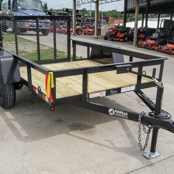 5×8 Powder Coated Dovetail Utility Trailer Single 3,500lb Axle - Image 4