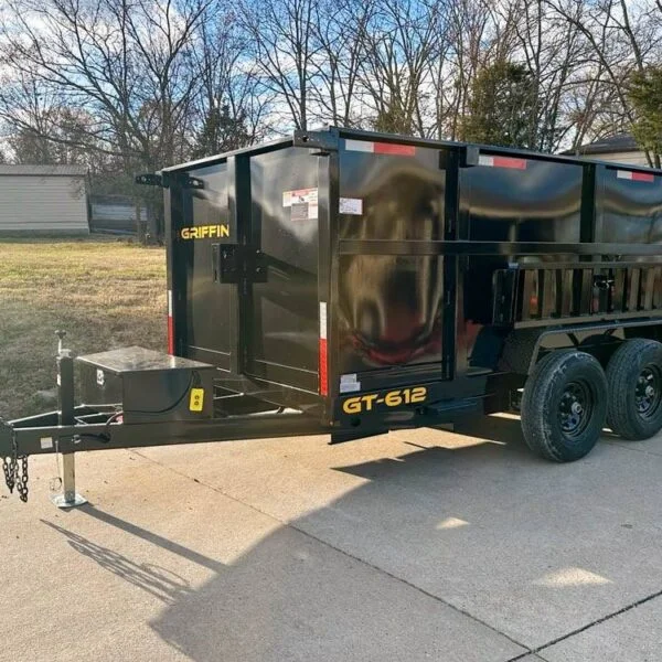 6×12 Hydraulic Dump Trailer with 4ft Sides (2) 5,200lb Axles - Image 7