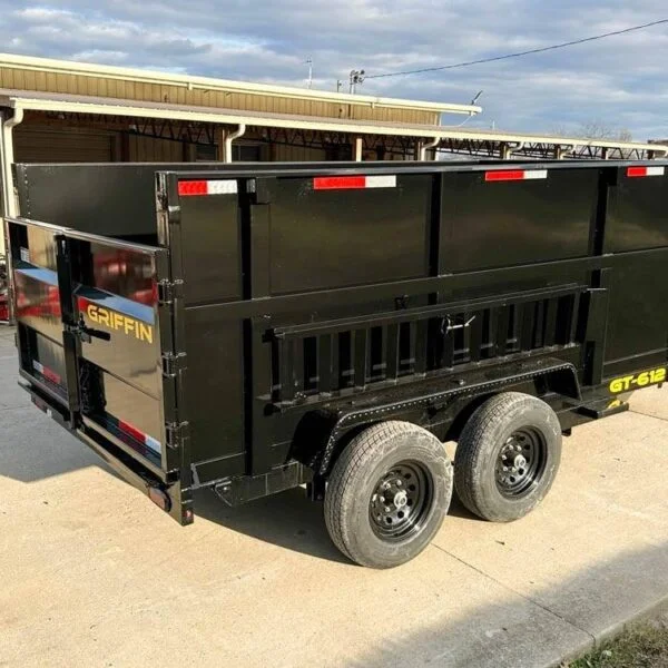 6×12 Hydraulic Dump Trailer with 4ft Sides (2) 5,200lb Axles - Image 6