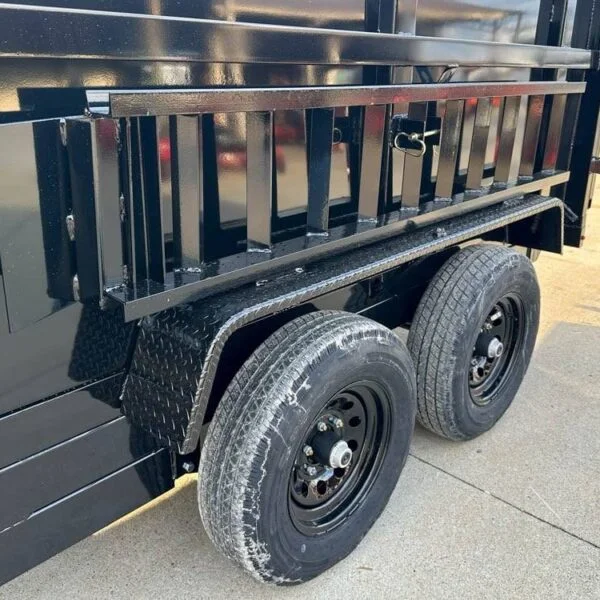 6×12 Hydraulic Dump Trailer with 4ft Sides (2) 5,200lb Axles - Image 5