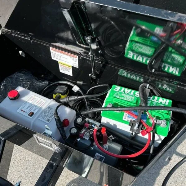 7×12 Hydraulic Dump Trailer with 3ft Sides (2) 6K Axles - Image 3