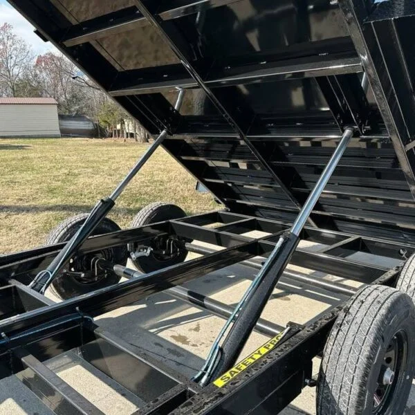 7×12 Hydraulic Dump Trailer with 3ft Sides (2) 6K Axles - Image 2