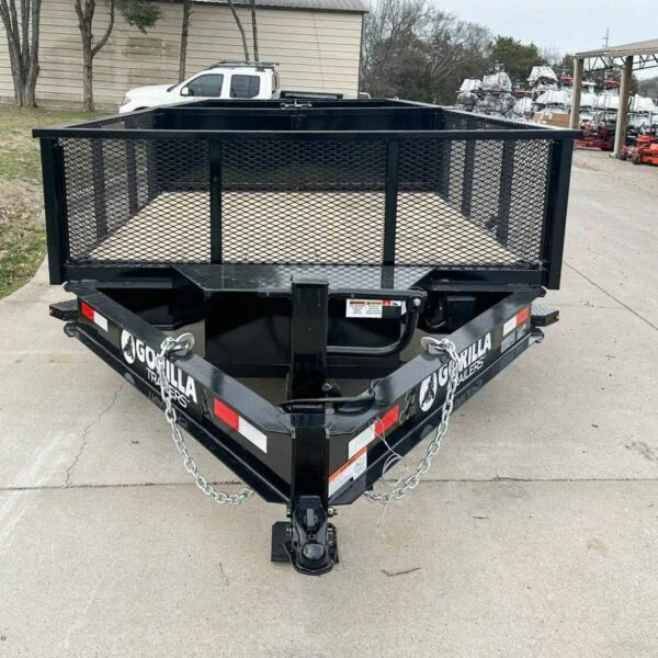 7×20 Hybrid Utility Dump Trailer 2ft Sides with Box (2) 7K Axles No Side Gate - Image 6