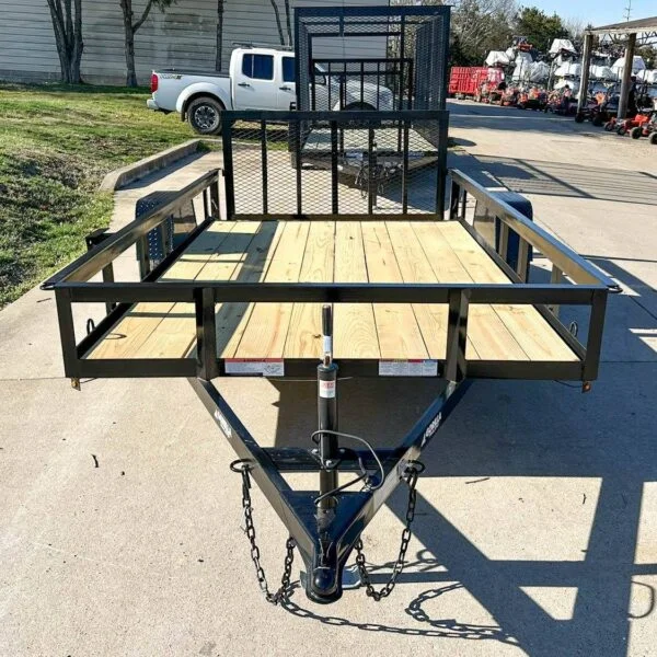 6.4×12 Powder Coated Dovetail Utility Trailer 3500lb Axle - Image 6