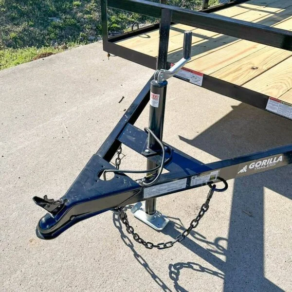 6.4×12 Powder Coated Dovetail Utility Trailer 3500lb Axle - Image 4