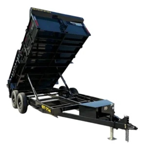 7′ X 14′ 2ft Sides Hydraulic Dump Trailer 7,000lb Axles 14K GVWR